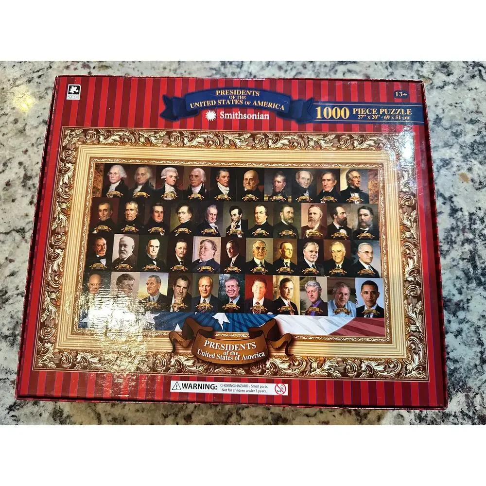 new/sealed: Presidents of the United States 1000 piece Jigsaw puzzle Smithsonian